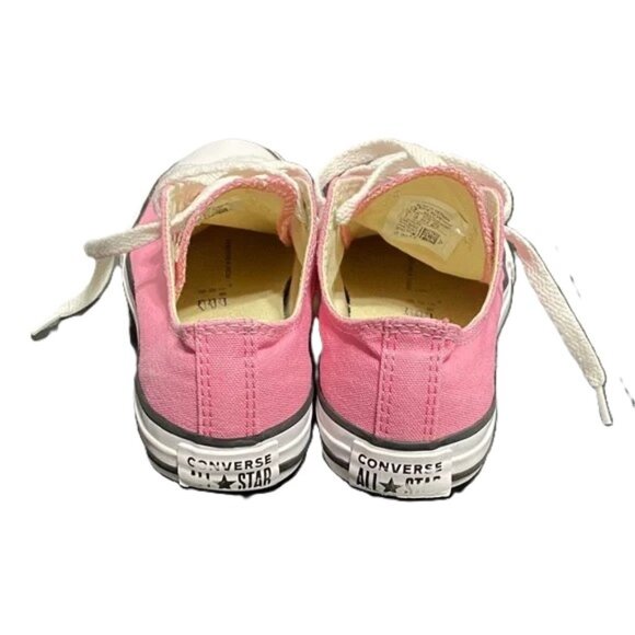 Kids Converse Pink Canvas Sneakers with White Accents - Picture 3 of 4